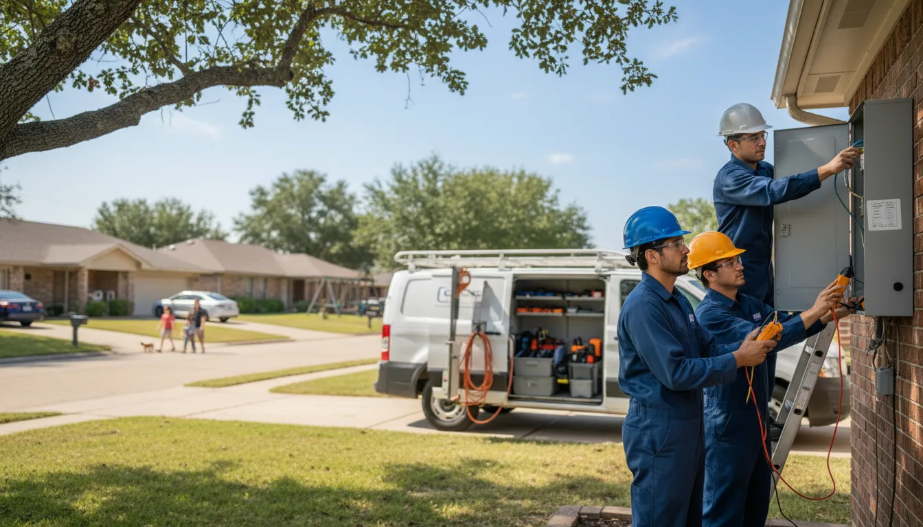 Certified electrician providing emergency electrical services in Reagan, TN